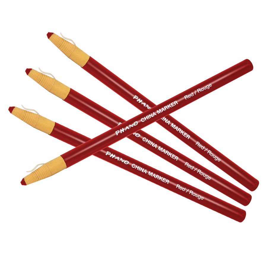 Peel-Off China Markers, Yellow, Dozen - Pointer Office Products