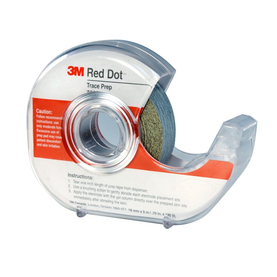3M Prep Skin Prep Red Dot Sand Paper Tape
