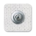 Kendall H69P Cloth Electrodes, Repositionable, Conductive Adhesive Hydrogel, 2.2cm x 2.2cm, 30 / pouch