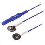 KING® Choice Disposable Cup Electrode, Ag / AgCl, 10 mm cup, 2.5 m, 25 pk